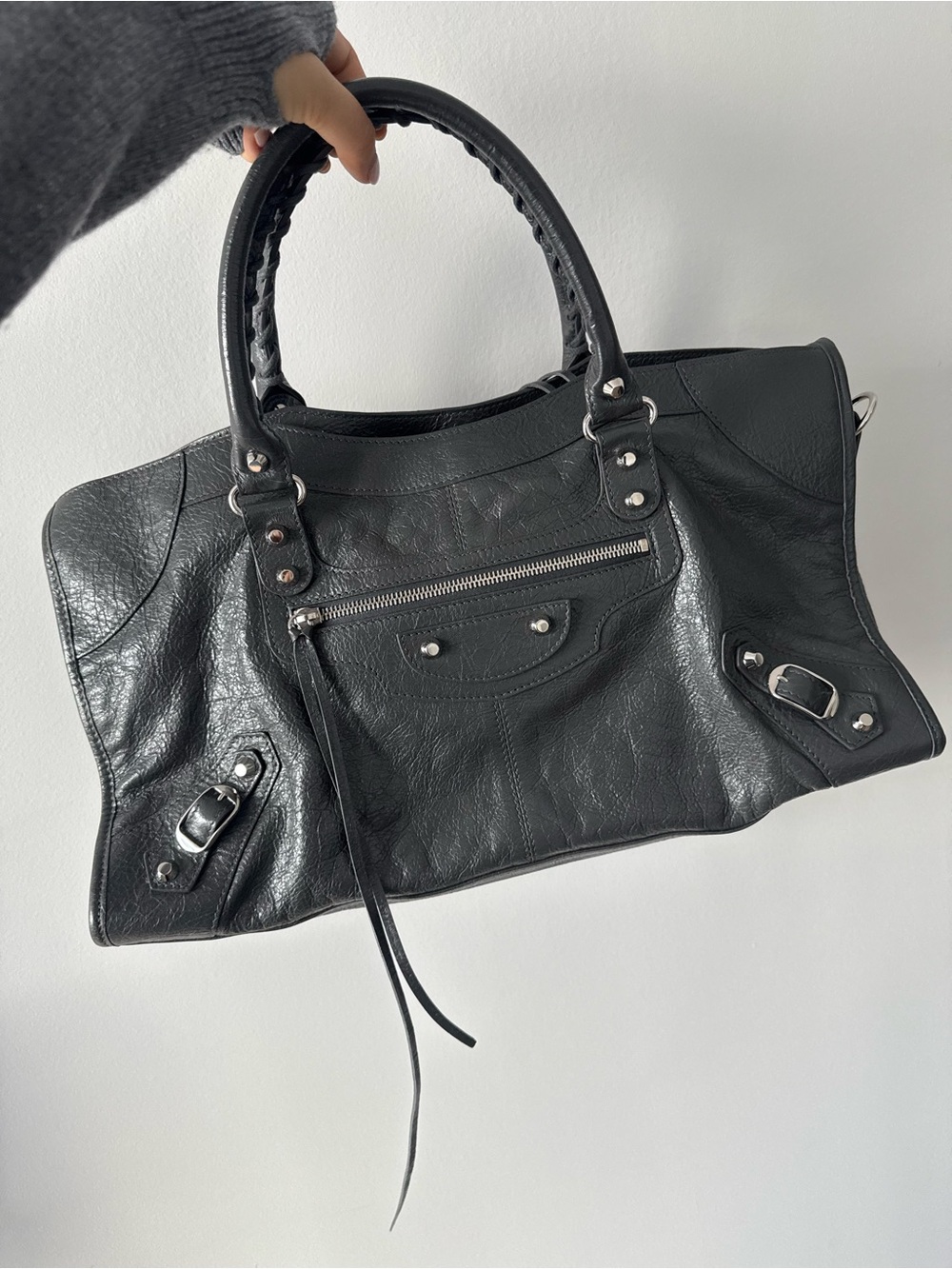 Balenciaga Le City Bag Medium Grey - Picture 2 of 12